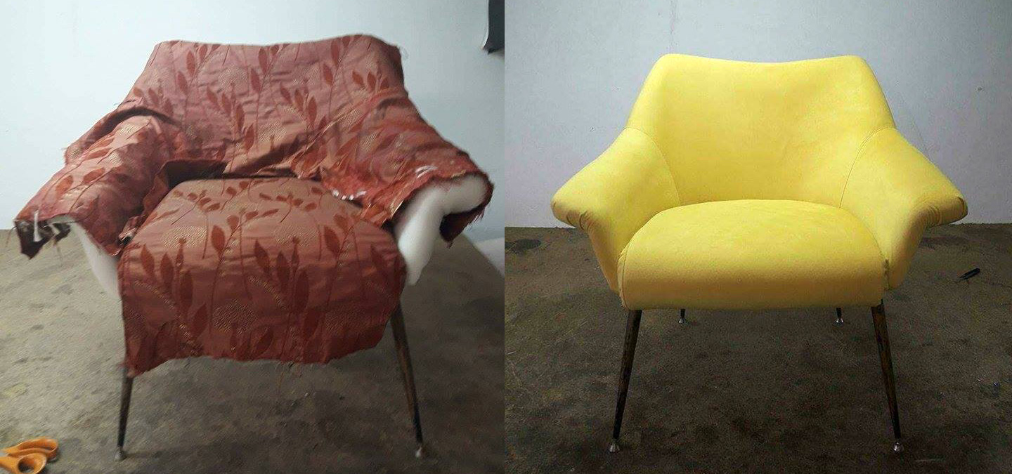 #11 Fotel - przed i po renowacji